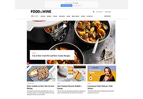 Food & Wine Magazine Online